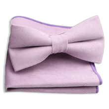Load image into Gallery viewer, BOW TIE SET - SUEDE